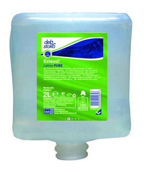 Deb Stoko Estesol Lotion PURE - 2L hand cleaning for light soiling