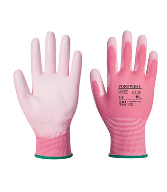 A120 - PU Palm Glove - Pink - R