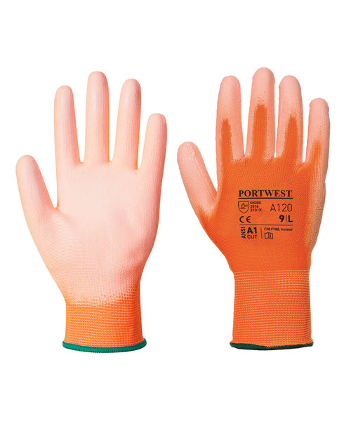 Portwest A120 - PU Handflächen Handschuh - OrOr - R