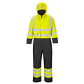 Portwest S485 - Hi-Vis Contrast Coverall - Lined - YeBk - R