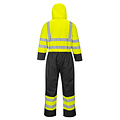 Portwest S485 - Hi-Vis Contrast Coverall - Lined - YeBk - R