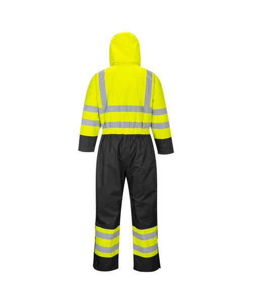 Portwest S485 - Hi-Vis Tweekleuren Overall - Gevoerd - YeBk - R