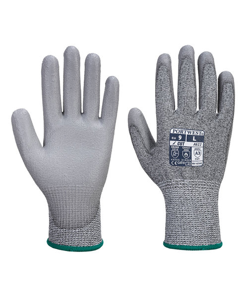 Portwest VA622 - Automaten Palm-Handschuh Cut 5 PU - GreyGrey - R