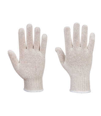 A030 - Kettengestrickter  Unterziehhandschuh (300 Paar) - White - R