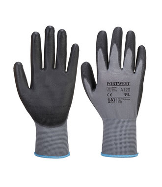 A120 - PU Palm Glove - GreyBk - R