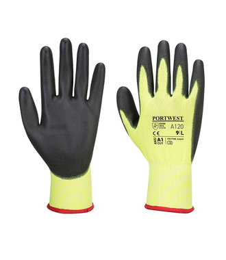 A120 - PU Palm Glove - YeBk - R