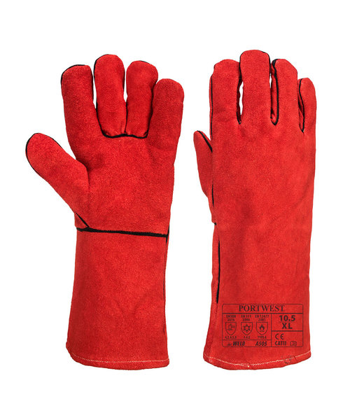 Portwest A505 - Gant de soudure hiver - Red - R