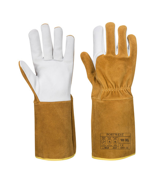 Portwest A521 - TIG Ultra Welding Gauntlet - Brown - R