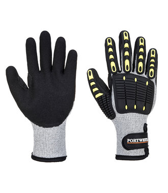 A729 - Anti Impact Cut Resistant Thermal Glove - GreyBk - R