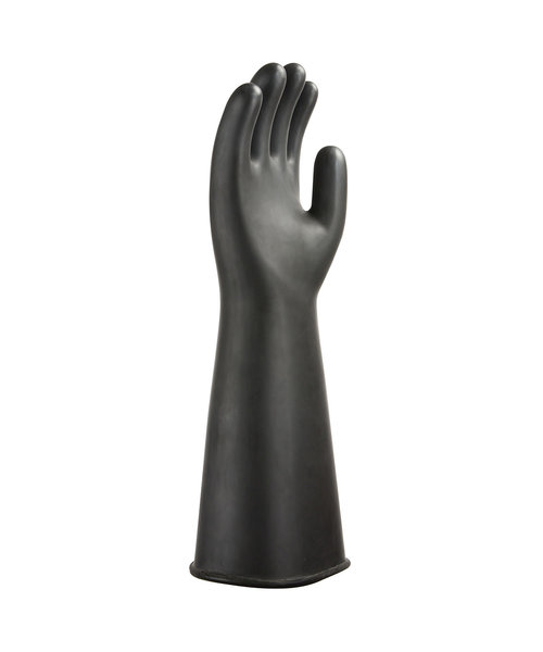 Portwest A802 - Zwaargewicht latex handschoen - Black - R