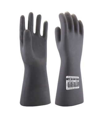 A820 - Neopreen chemische handschoen - Black - R