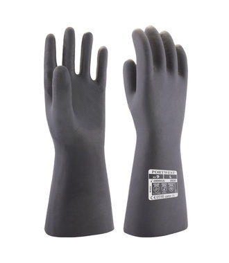 A820 - Neoprene Chemical Gauntlet - Black - R