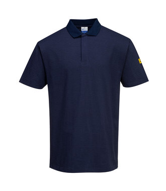 AS21 - Anitstatisch ESD Poloshirt - Navy - R