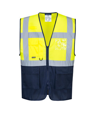 C377 - Gilet Executive Hi-Vis bicolore MeshAir - YeNa - R