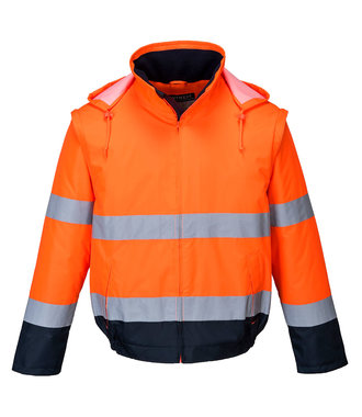 C464 - Blouson HV 2-en-1 HV doublé polaire - OrNa - R