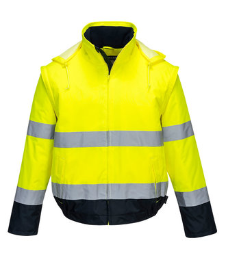 C464 - Blouson HV 2-en-1 HV doublé polaire - YeNa - R