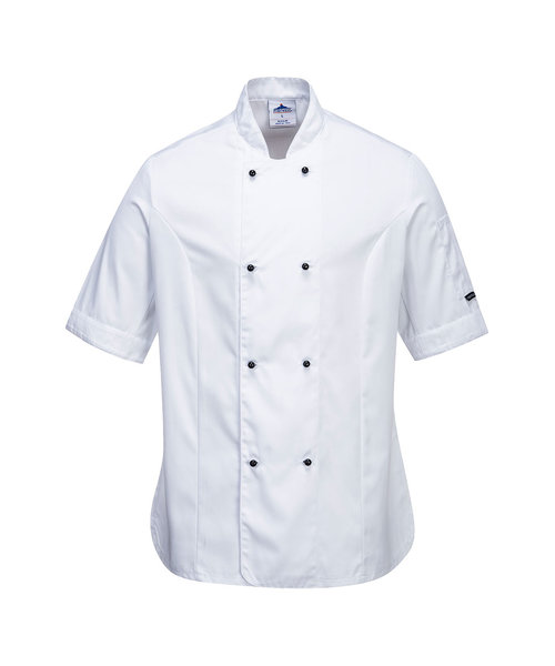 Portwest C737 - Rachel Ladies Short Sleeve Chefs Jacket - White - R