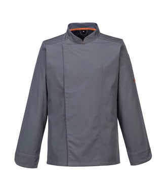 C838 - Veste Cuisine Meshair Pro L/S - Slate - R