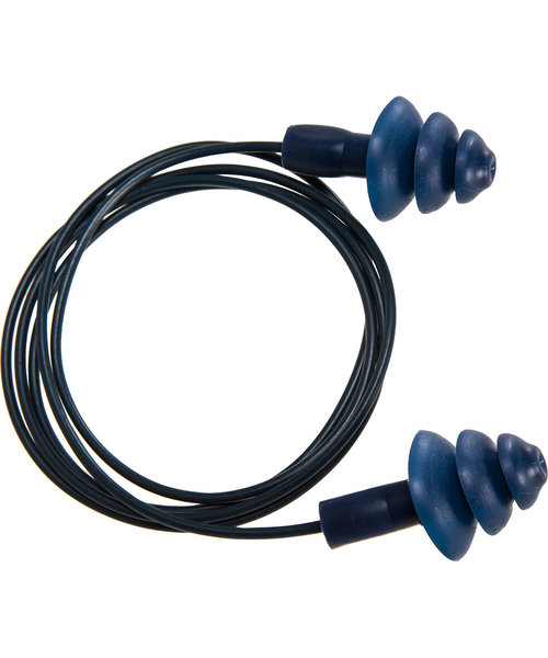 Portwest EP07 - Detectable TPR Corded Ear Plug (50 pairs) - Blue - U