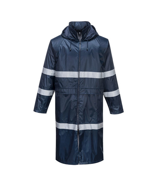 Portwest F438 - Classic Iona Rain Coat - Navy - R