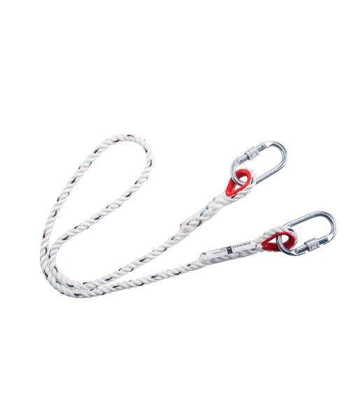 Portwest FP24 - Single Rope Restraint Lanyard - White - R