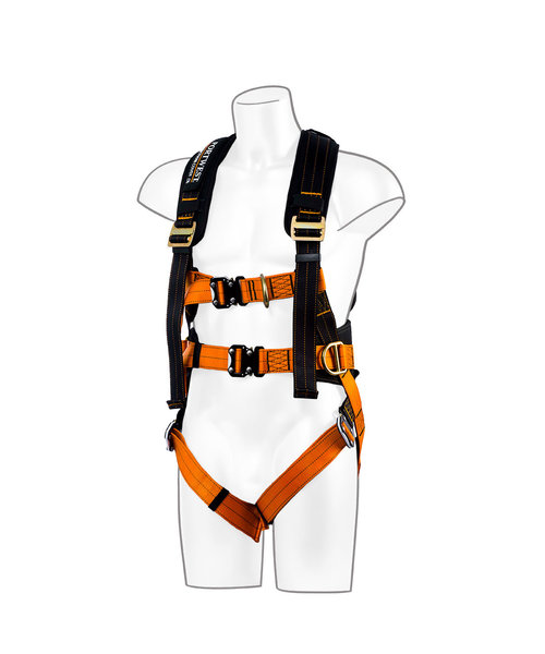 Portwest FP73 - Portwest Ultra 3 Point Harness - BkOr - R