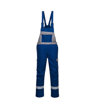 FR07 - Bizflame Ultra Two Tone Bib & Brace - Royal - R