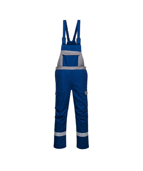 Portwest FR07 - Bizflame Ultra Two Tone Bib & Brace - Royal - R