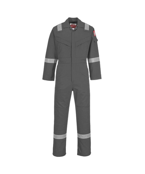 Portwest FR50 - Flame Resistant Anti-Static Coverall 350g - Grey T - T