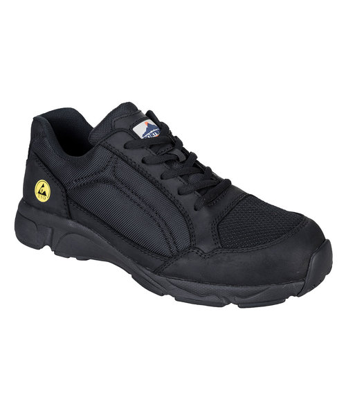 Portwest FT62 - Portwest Compositelite ESD Tees Trainer S1P - Black - R