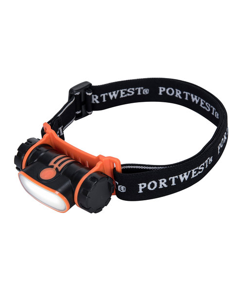 Portwest PA70 - USB oplaadbare LED hoofdlamp - Black - R