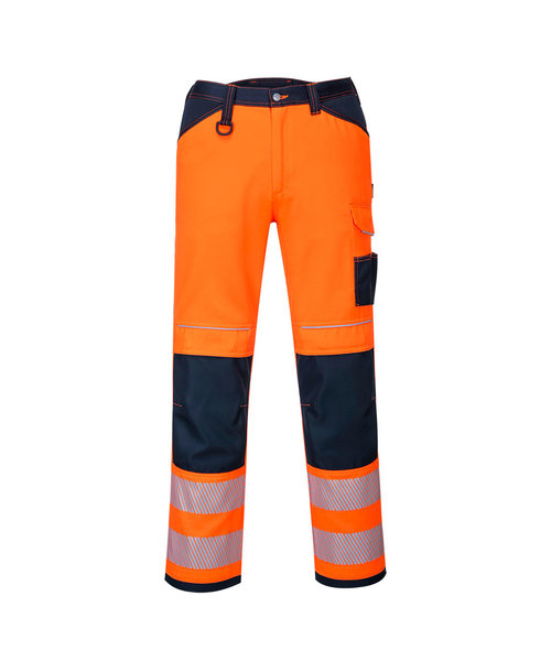 Portwest PW340 - PW3 Hi-Vis Work Trousers - OrNa S - S