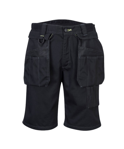 Portwest PW345 - PW3 Holster Work Shorts - Black - R