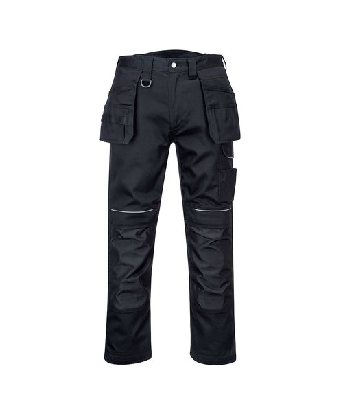 Portwest PW347 - PW3 Katoenen Worker Holters broek - Black - R