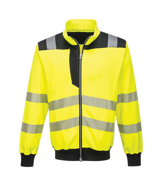 PW370 - PW3 Hi-Vis Sweatshirt Zippé - YeBk - R