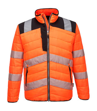 PW371 - PW3 Warnschutz-Steppjacke - OrBk - R