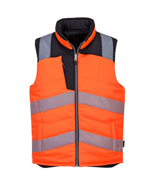 Portwest PW374 - Bodywarmer réversible haute visibilité PW3 - OrBk - R