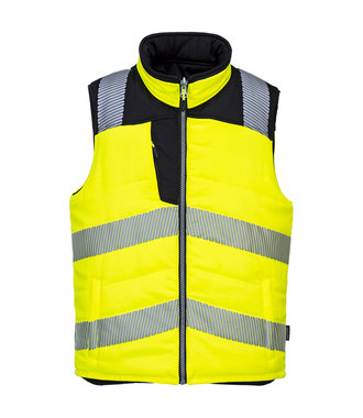 PW374 - Bodywarmer réversible haute visibilité PW3 - YeBk - R