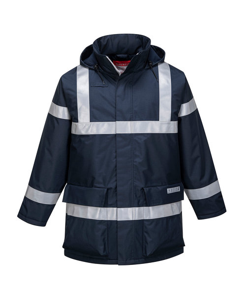 Portwest S785 - Veste de pluie FR anti-statique Bizflame - Navy - R