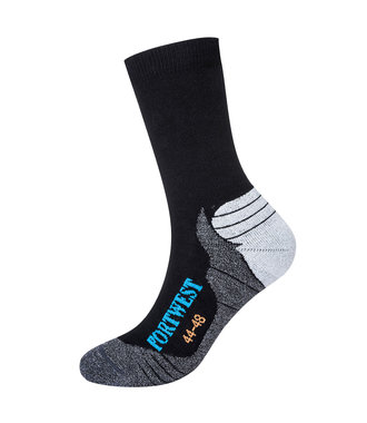 SK24 - Bamboo Hiker Sock - Black - R