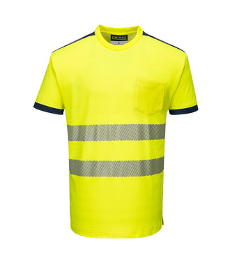 T181 - PW3 Hi-Vis Vision T-Shirt Korte Mouw - YeNa - R