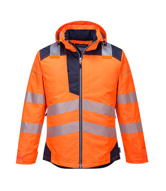 T400 - PW3 Warnschutz-Regenjacke - OrNa - R