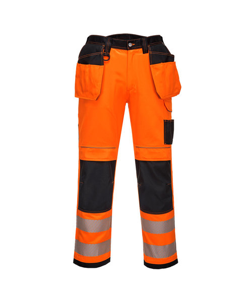 Portwest T501 - PW3 Hi-Vis Holster Work Trouser - OrBk - R