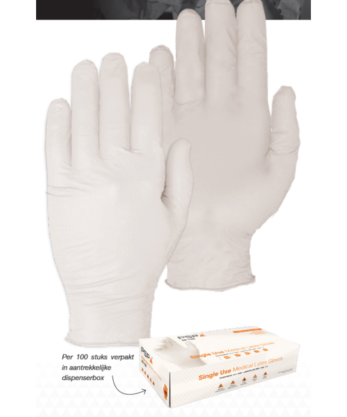 Gants médicaux jetables en latex PSP 50-190