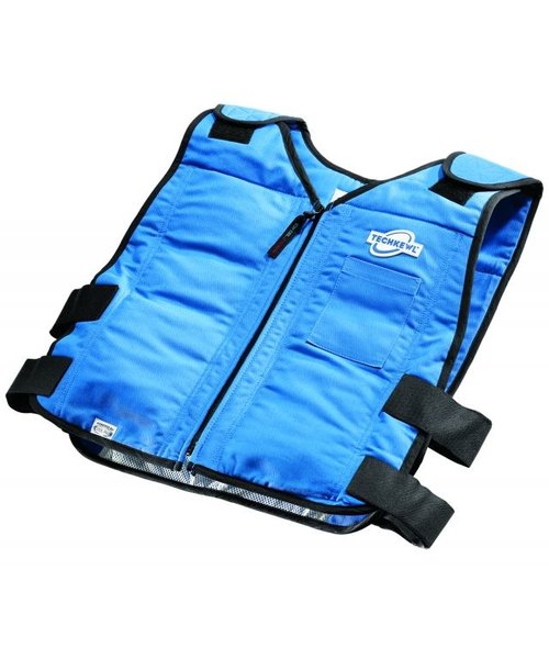 Techniche HyperKewl TechKewl Phase Changing cooling vest (6625 6626) with front zip - recommended under coverall