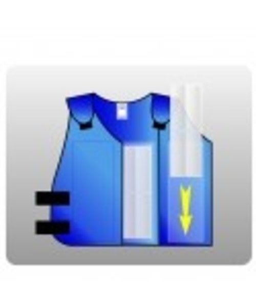 Techniche HyperKewl TechKewl Phase Changing koelvest (6625 6626) met rits vooraan  - aanbevolen onder coverall