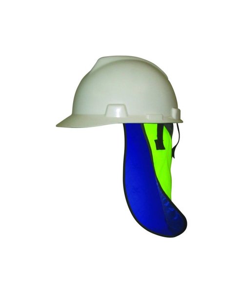 Techniche HyperKewl Evaporative head cooling under safety helmet with neck shade