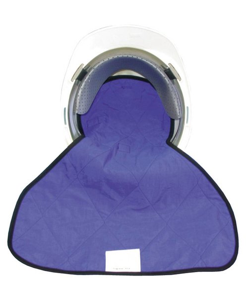 Techniche HyperKewl Evaporative head cooling under safety helmet with neck shade