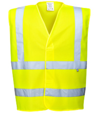 FR71 - Hi-Vis Antistatisch Vest - Vlamvertragend - Yellow - R - Uitverkoop