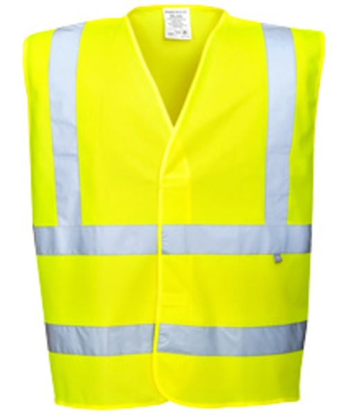 Portwest FR71 - Gilet HV antistatique et flamme résistant - Yellow - R - Liquidation